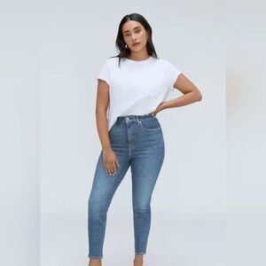 29  Everlane The Curvy Way High Skinny Crop Jean Organic Cotton
